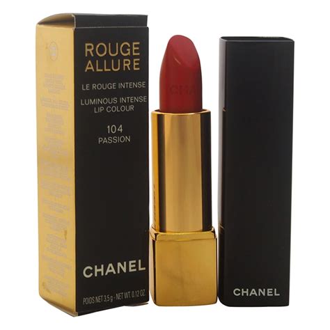 chanel rouge à lèvres passion|ROUGE ALLURE Luminous intense lip colour 104 .